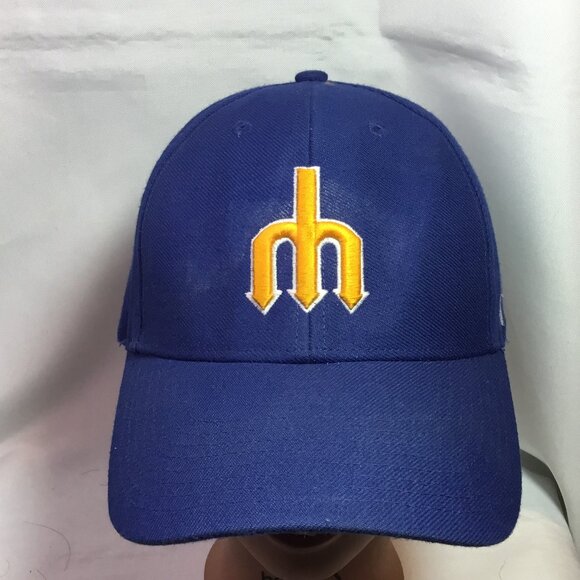 Cooperstown Collection 47Brand Seattle Mariners Strapback Baseball Hat ‘47 - Picture 1 of 8